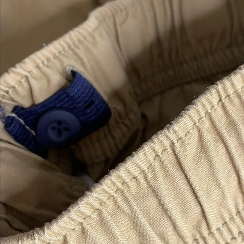 Children’s Place casual khaki street style pull on pants boys 14 kids tan